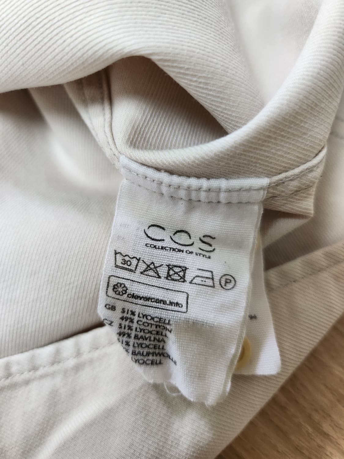 COS 코스 솔리드셔츠 (M 상품이미지8