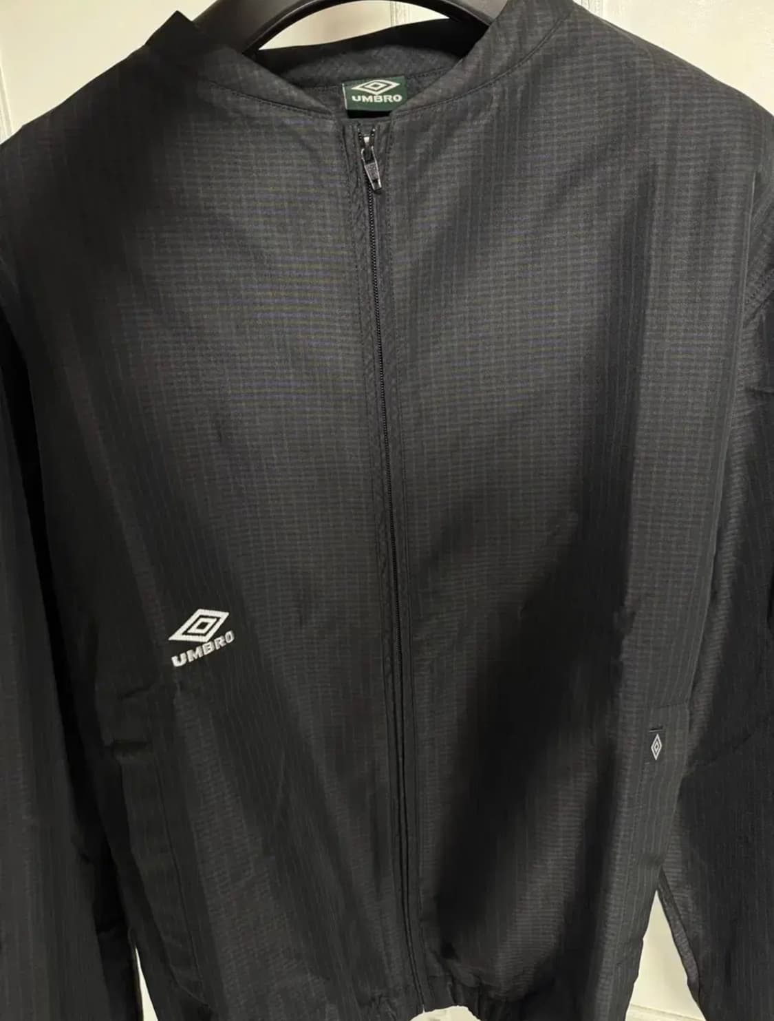 [L] 엄브로 X 슬램잼 체크 봄버 자켓 판매합니다. 상품이미지5