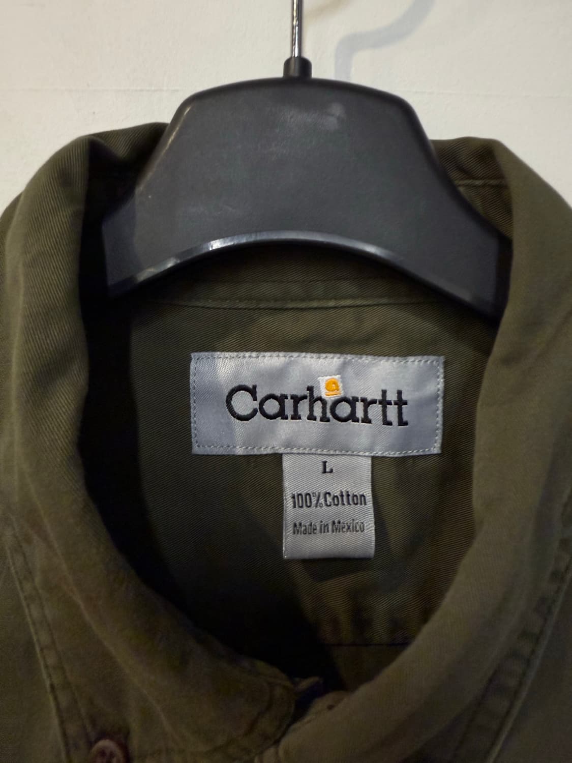 칼하트 카키 긴팔셔츠 상품이미지3