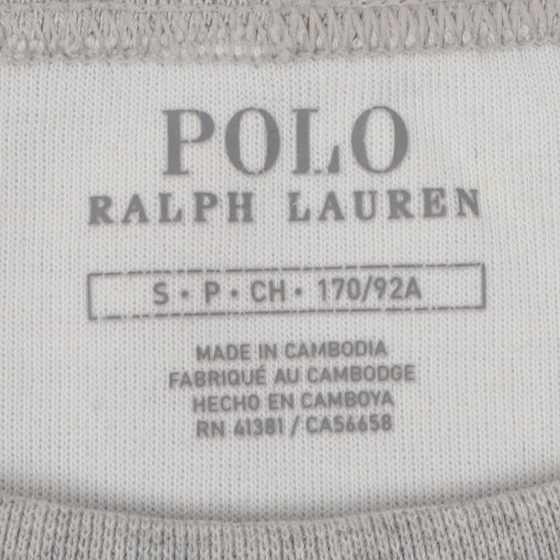 폴로 랄프로렌 헤더 그레이 코튼 폴리 스웻셔츠 상품이미지8