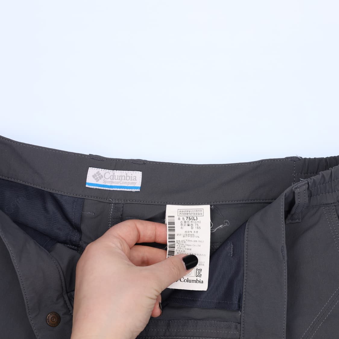 75 컬럼비아 7부 등산 바지 0206M 상품이미지3