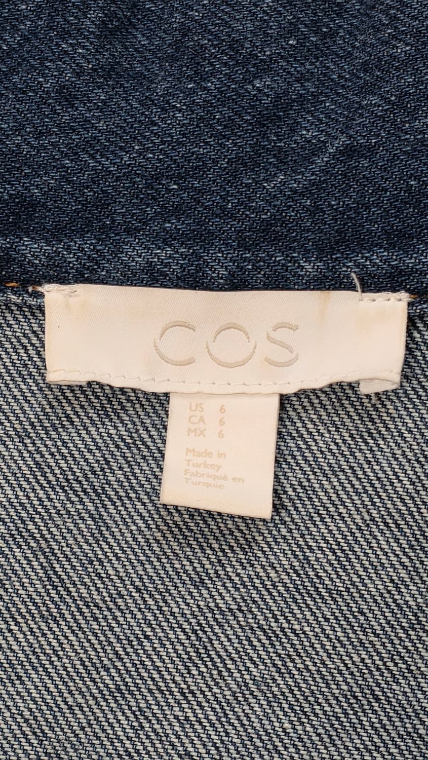 COS 코스 미디엄블루 청자켓 여성용 55 상품이미지5