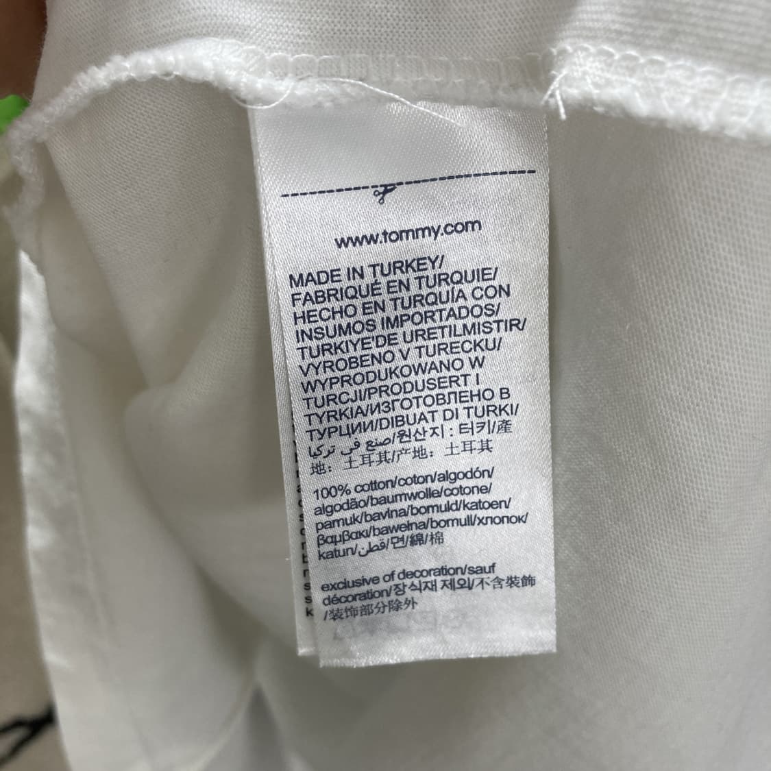 타미진스 여성반팔티셔츠 화이트 XS  상품이미지5