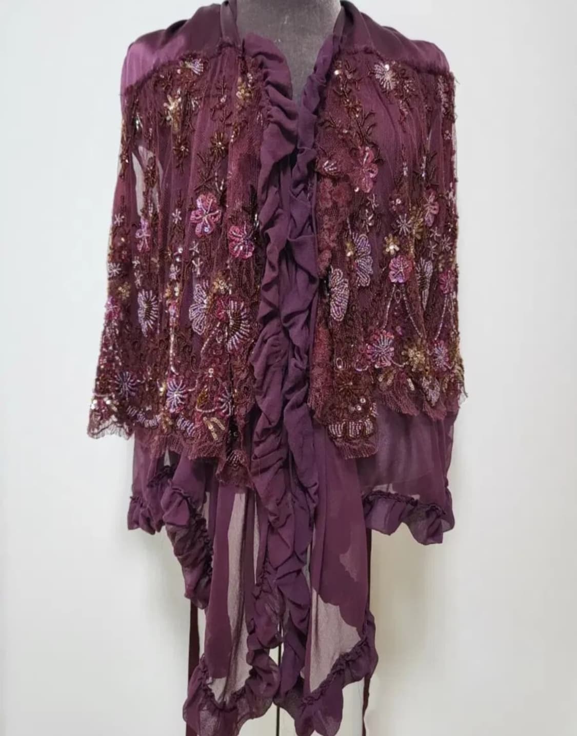 안토니오 마라스 실크 장식 베스트 조끼 Antonio Marras 상품이미지4