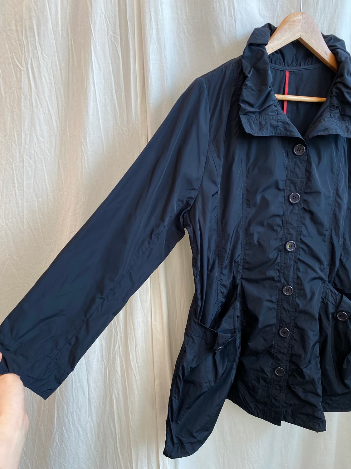 네이비 바스락 자켓(L) 상품이미지7