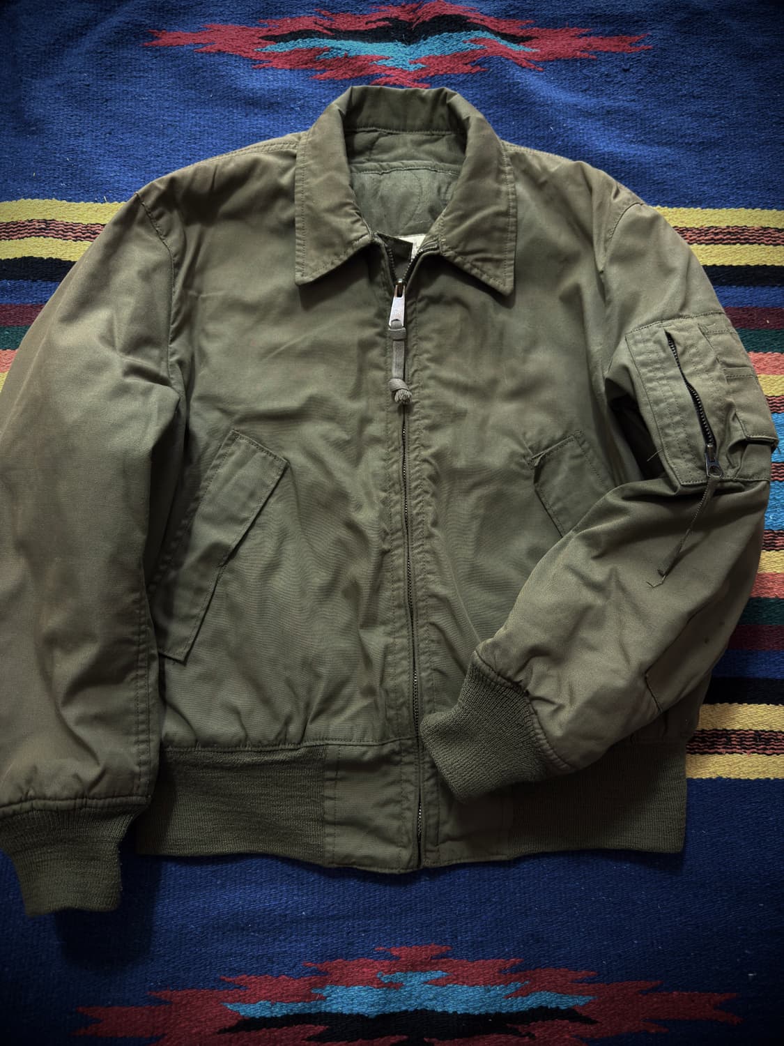 오리지널 미군 80s 밀리터리 cvc 탱커자켓 상품이미지3