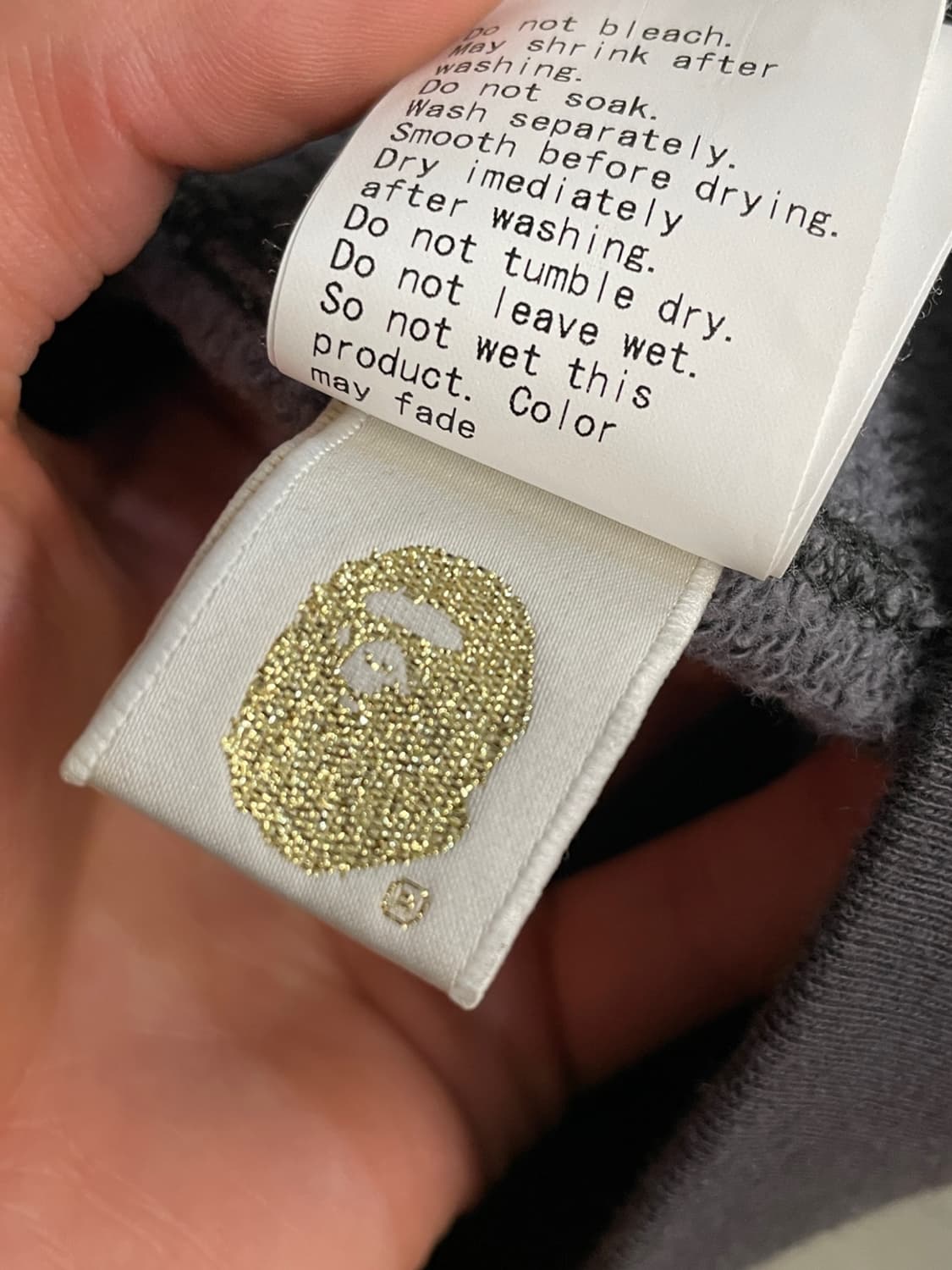 베이프 흑계 카모 후드집업 조끼 상품이미지9