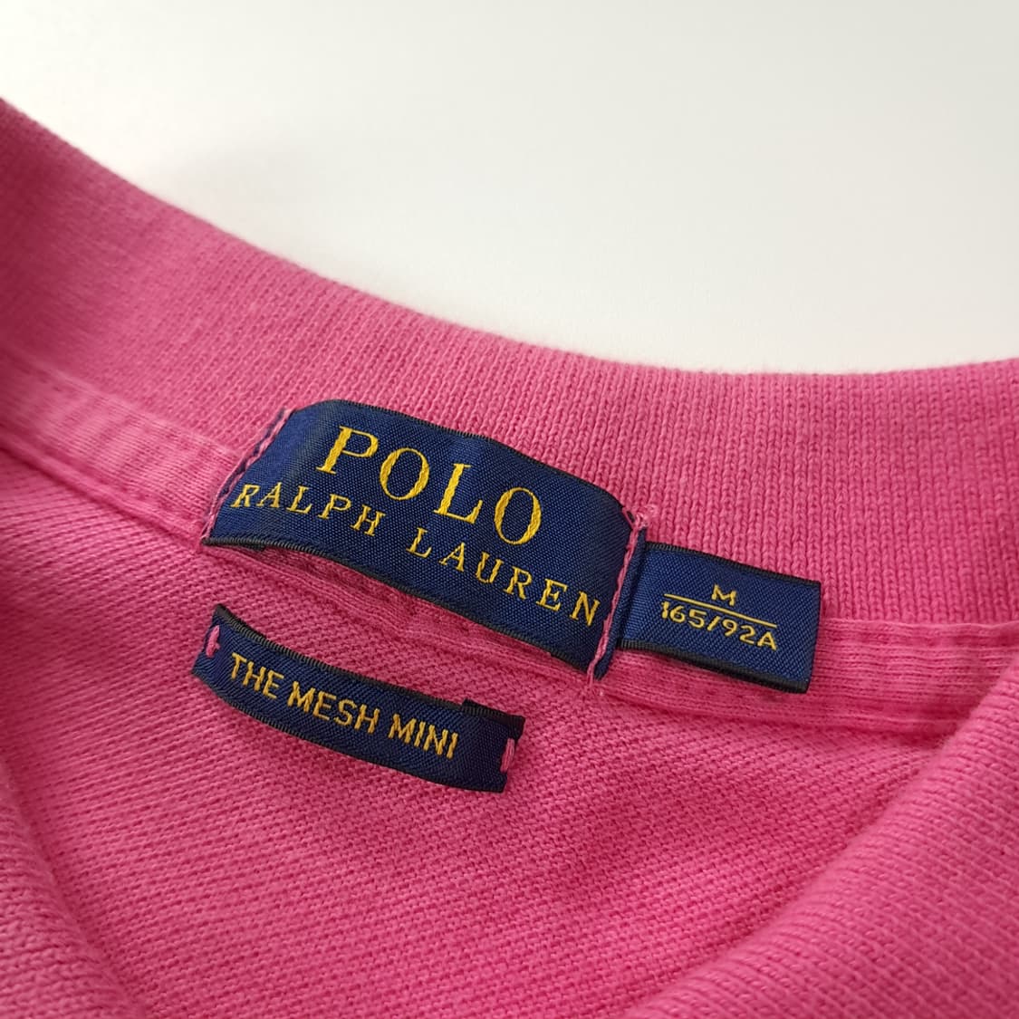 CK224 M 폴로 00s 블루포니 핫핑크 카라 원피스 상품이미지3