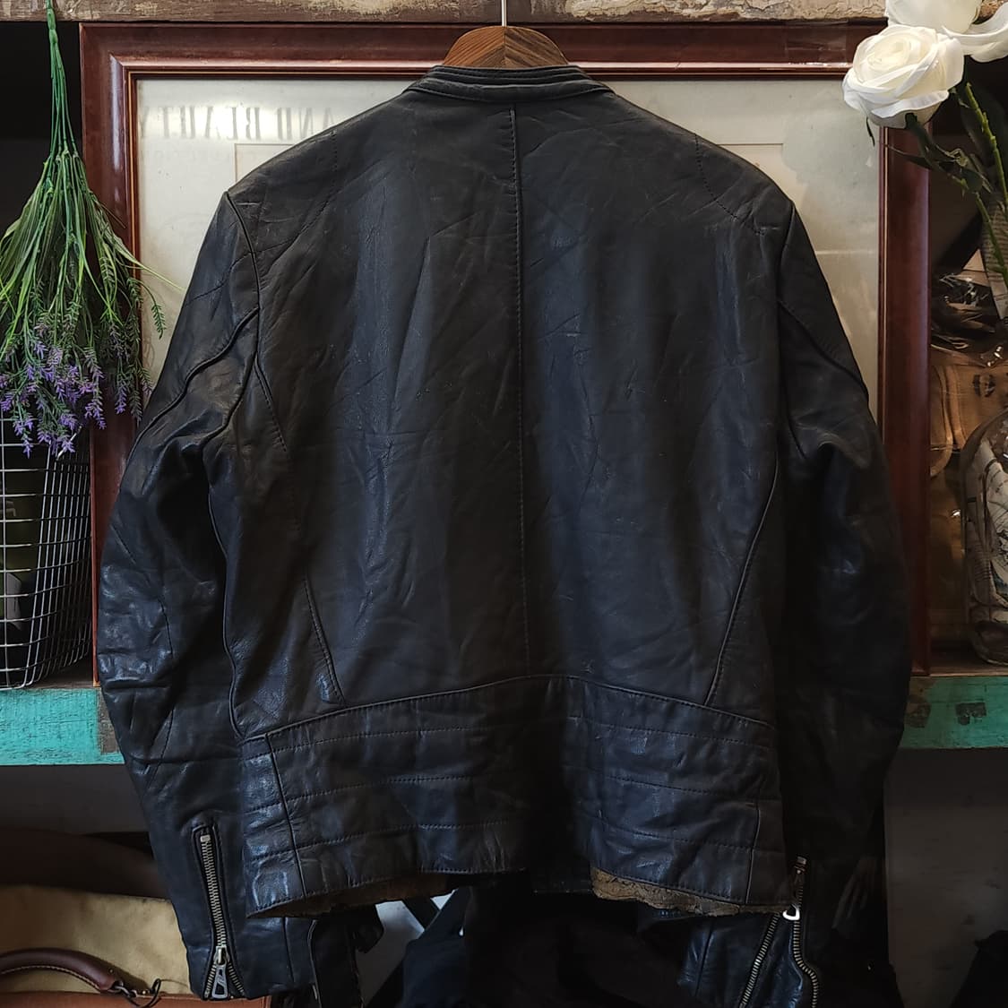80s 빈티지 가죽자켓 독일 모터사이클 라이더 자켓 라이더 자켓 94 상품이미지3
