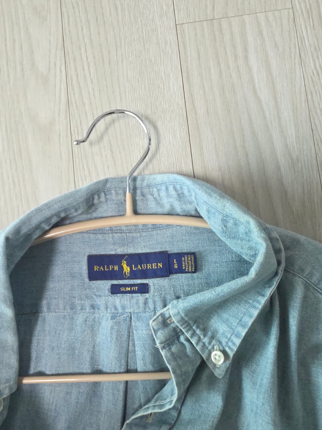 랄프로렌 데님 셔츠 L 슬림핏 상품이미지2