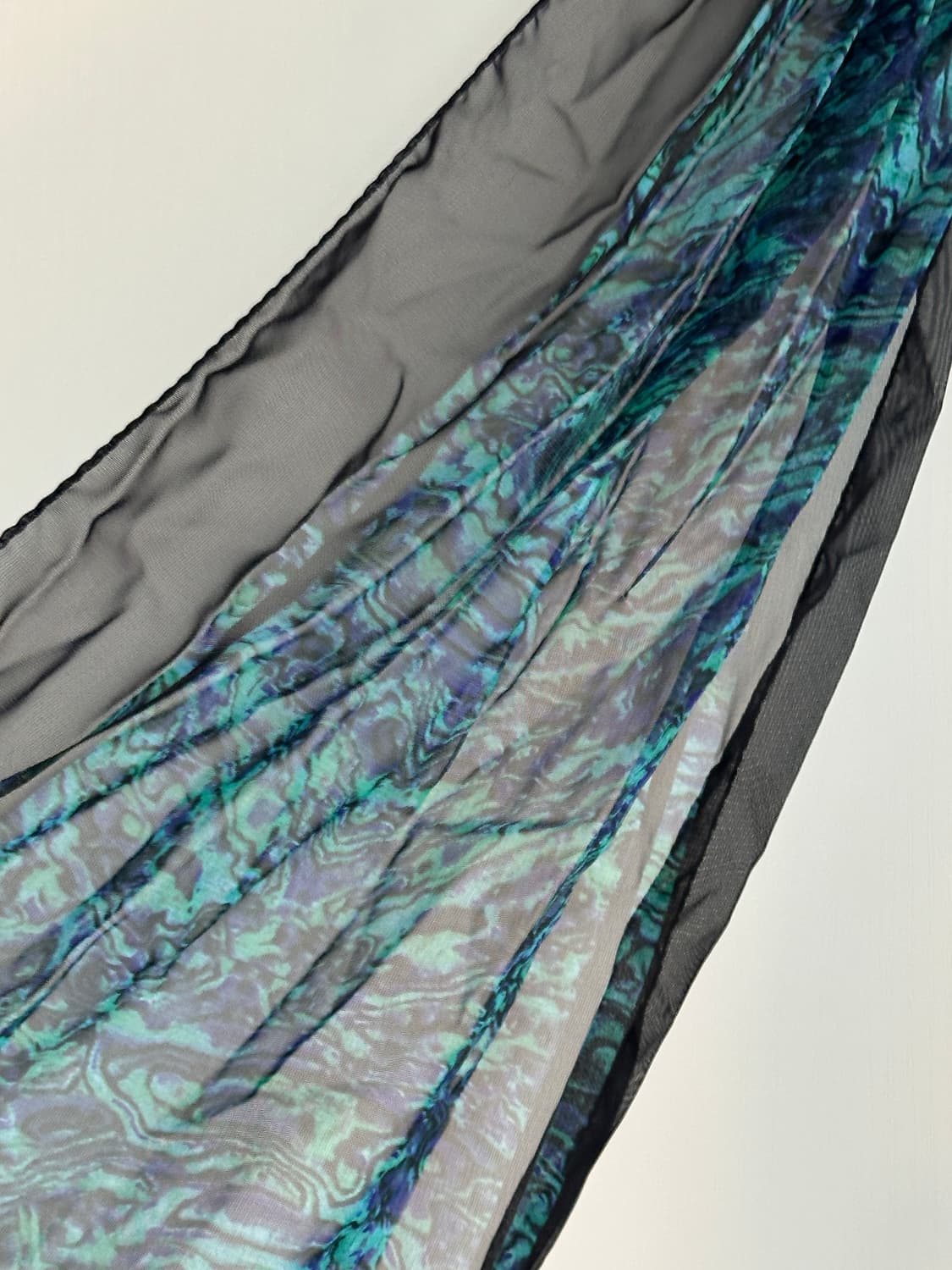 오로라 스타일 시어 빈티지스카프 상품이미지5