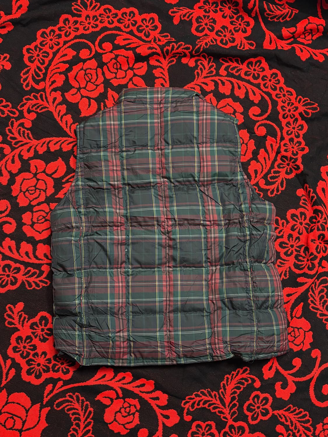 "Eddie bauer" flannel padded vest 상품이미지2