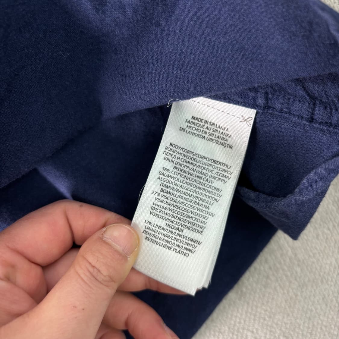 95 폴로랄프로렌 네이비 코튼 셔츠  상품이미지6