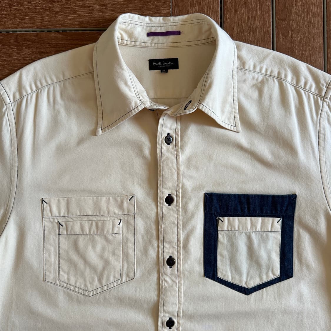 Paul Smith pocket cotton 1/2 shirts 상품이미지4