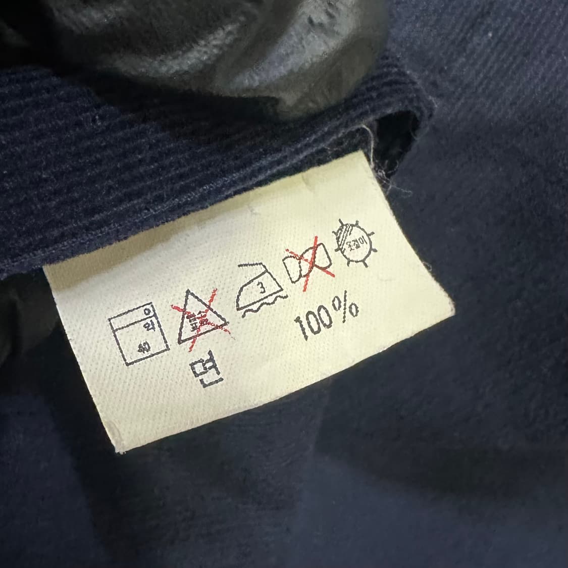 입생로랑 딥블루 코듀로이 셔츠 상품이미지6