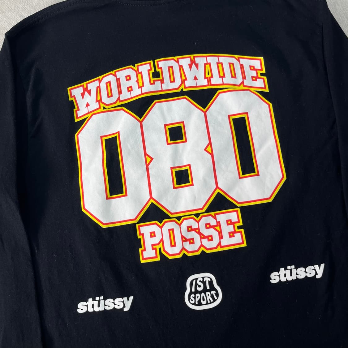 100 스투시 월드와이드 코튼 롱슬리브 티셔츠 상품이미지6