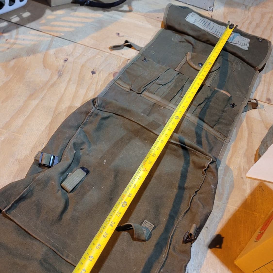 미 캔버스 텐트 수선 백 상품이미지8