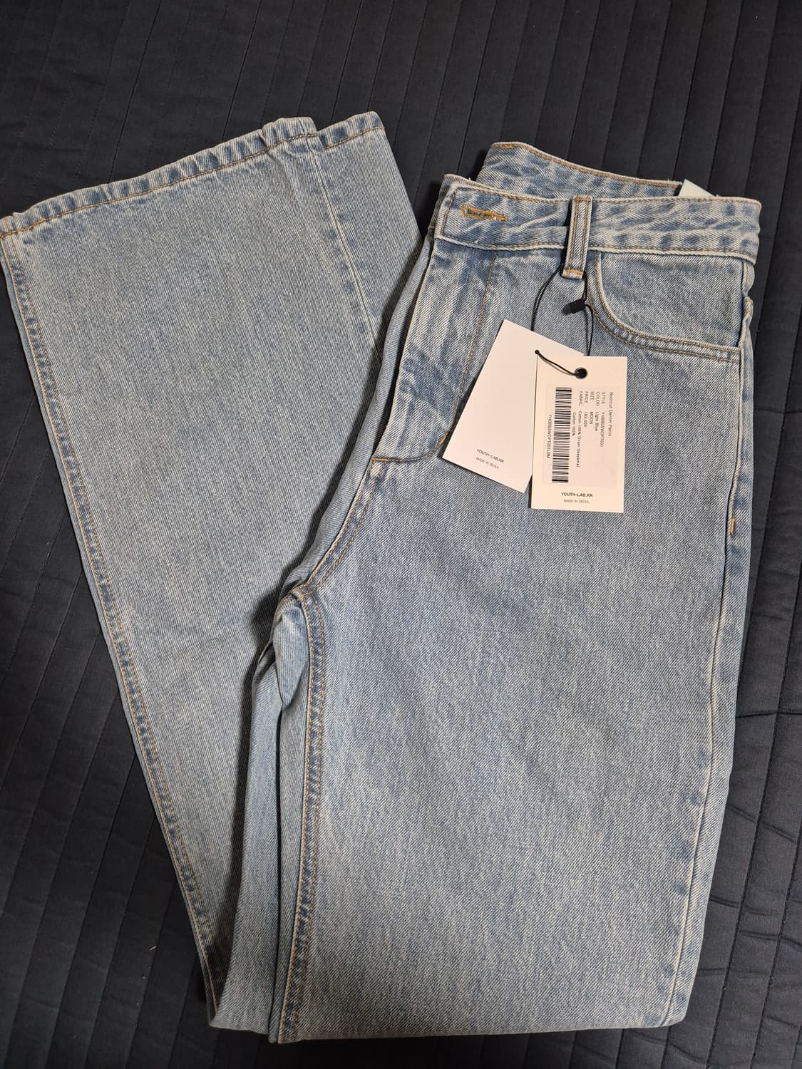 Youth bootcut denim pants (moon) 상품이미지2