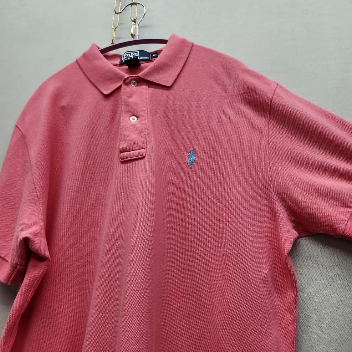 폴로랄프로렌 로고 반팔카라 M(XL) 상품이미지3