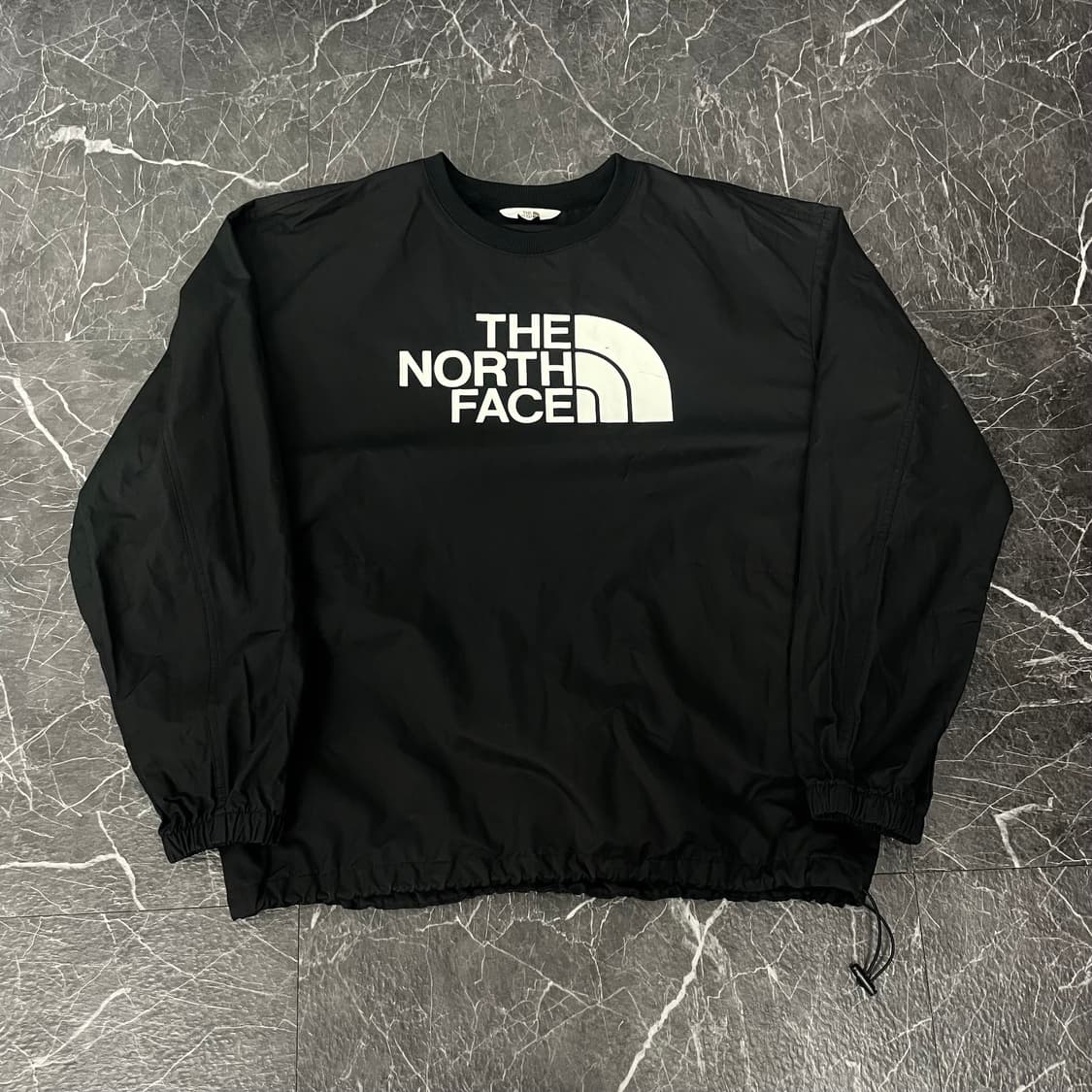 노스페이스 화이트라벨 빅로고 알바니 크루넥 웜업 상품이미지3