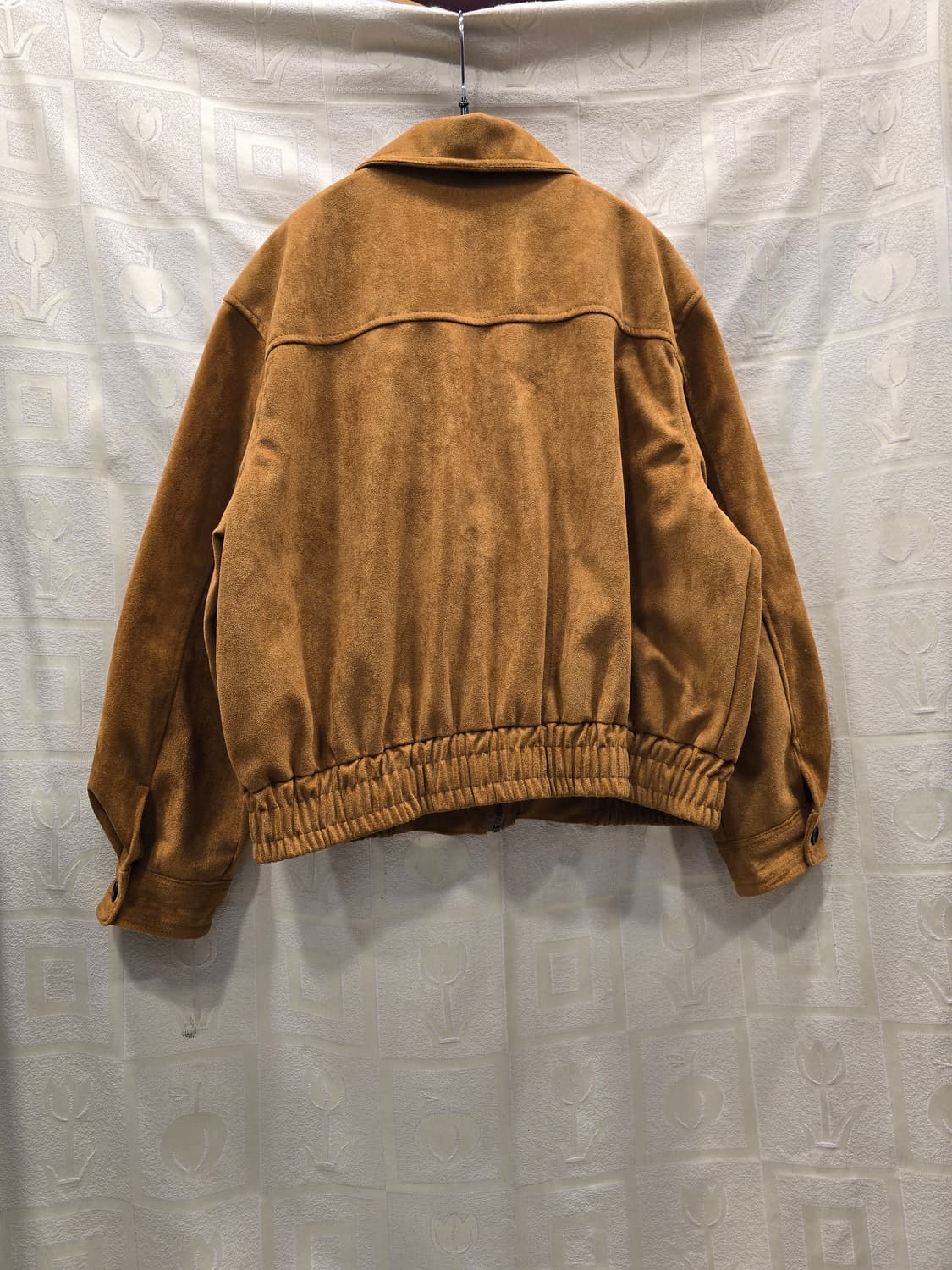 웬즈데이오아시스 스웨이드 프렌치 블루종 자켓 프리사이즈 상품이미지7