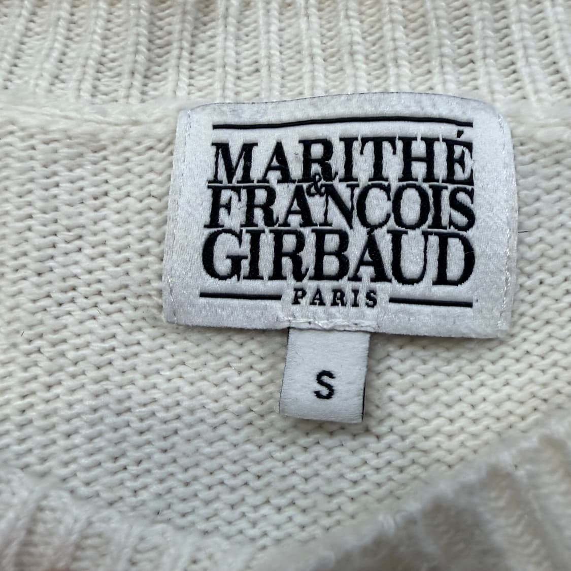 마리떼프랑소와 저버 센터로고 니트  상품이미지2