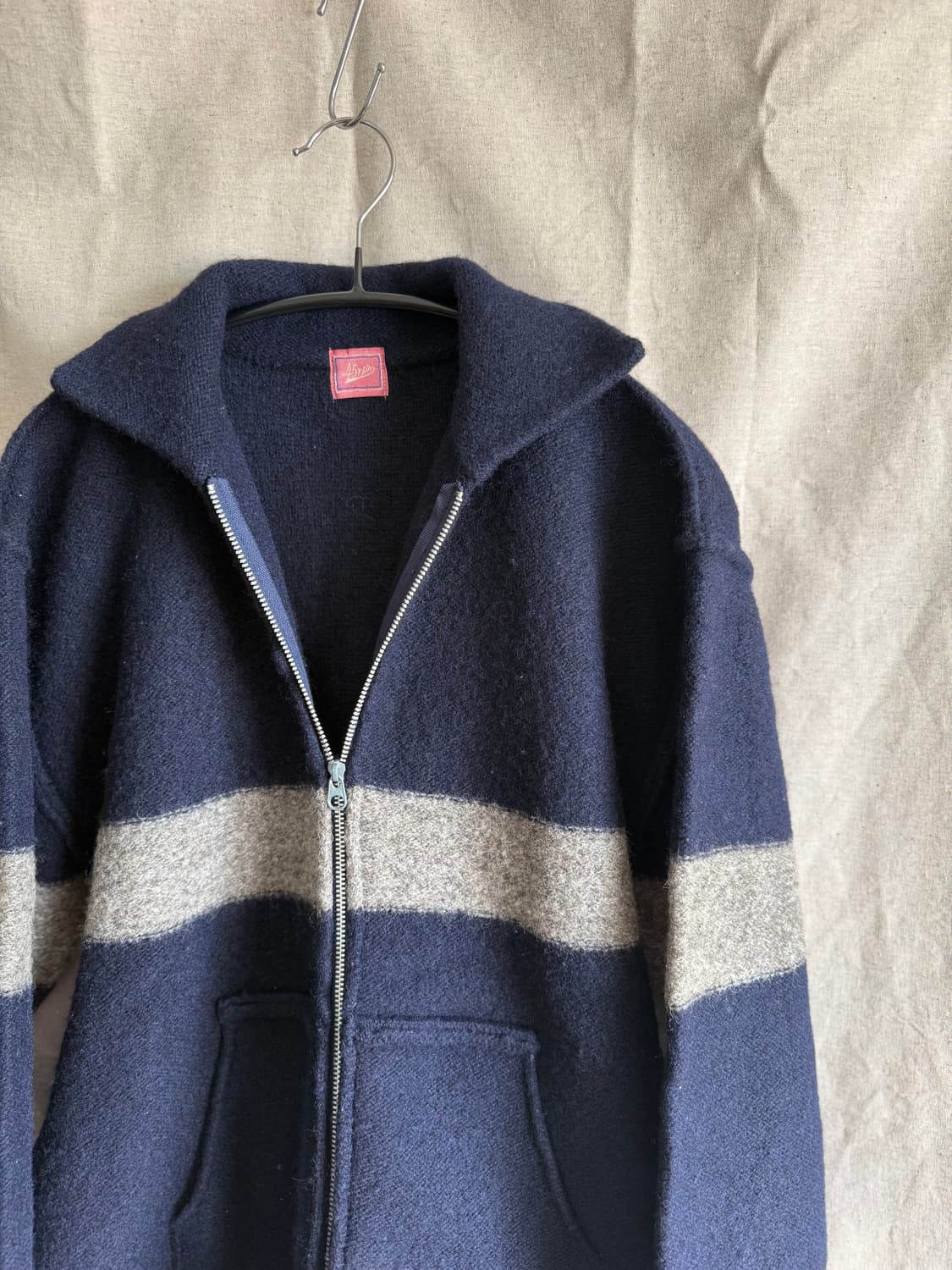 45RPM wool zip up 상품이미지3