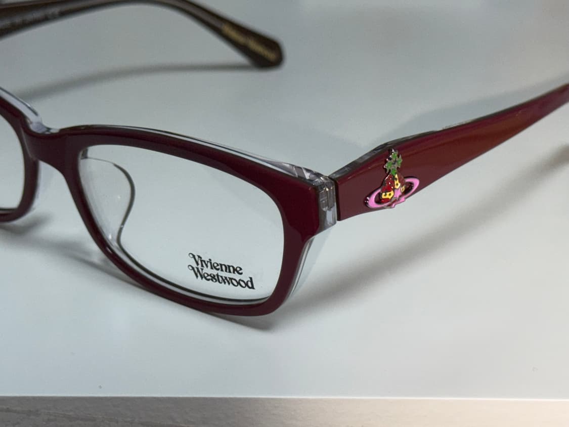 정품 비비안웨스트우드 버건디 안경  주얼리목걸이가방 상품이미지3
