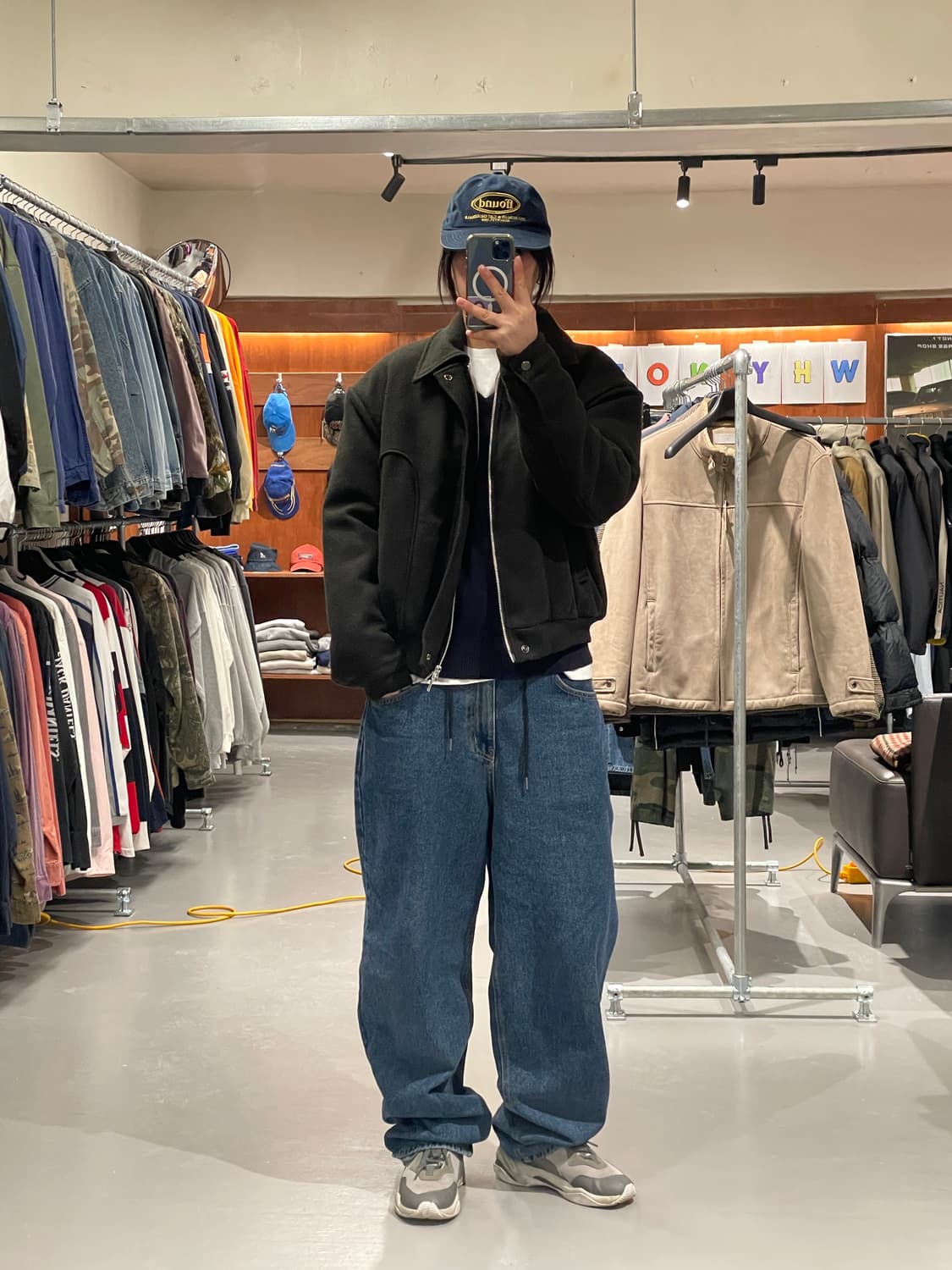 빈티지 오버핏 투웨이 누빔 자켓   상품이미지3