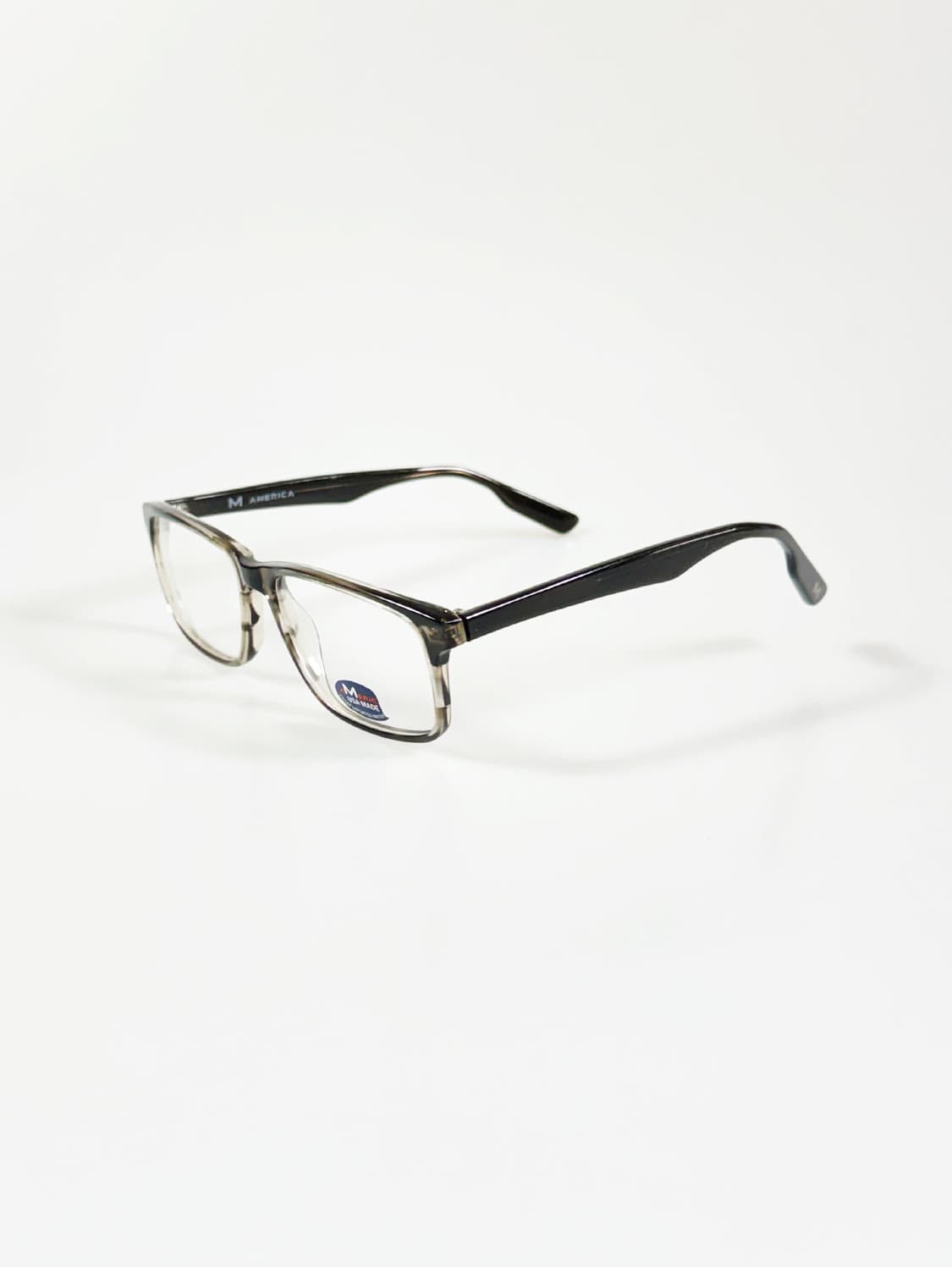 미국제 M AMERICA 그레이 톨토이즈 뿔테 스퀘어 빈티지 안경 상품이미지3