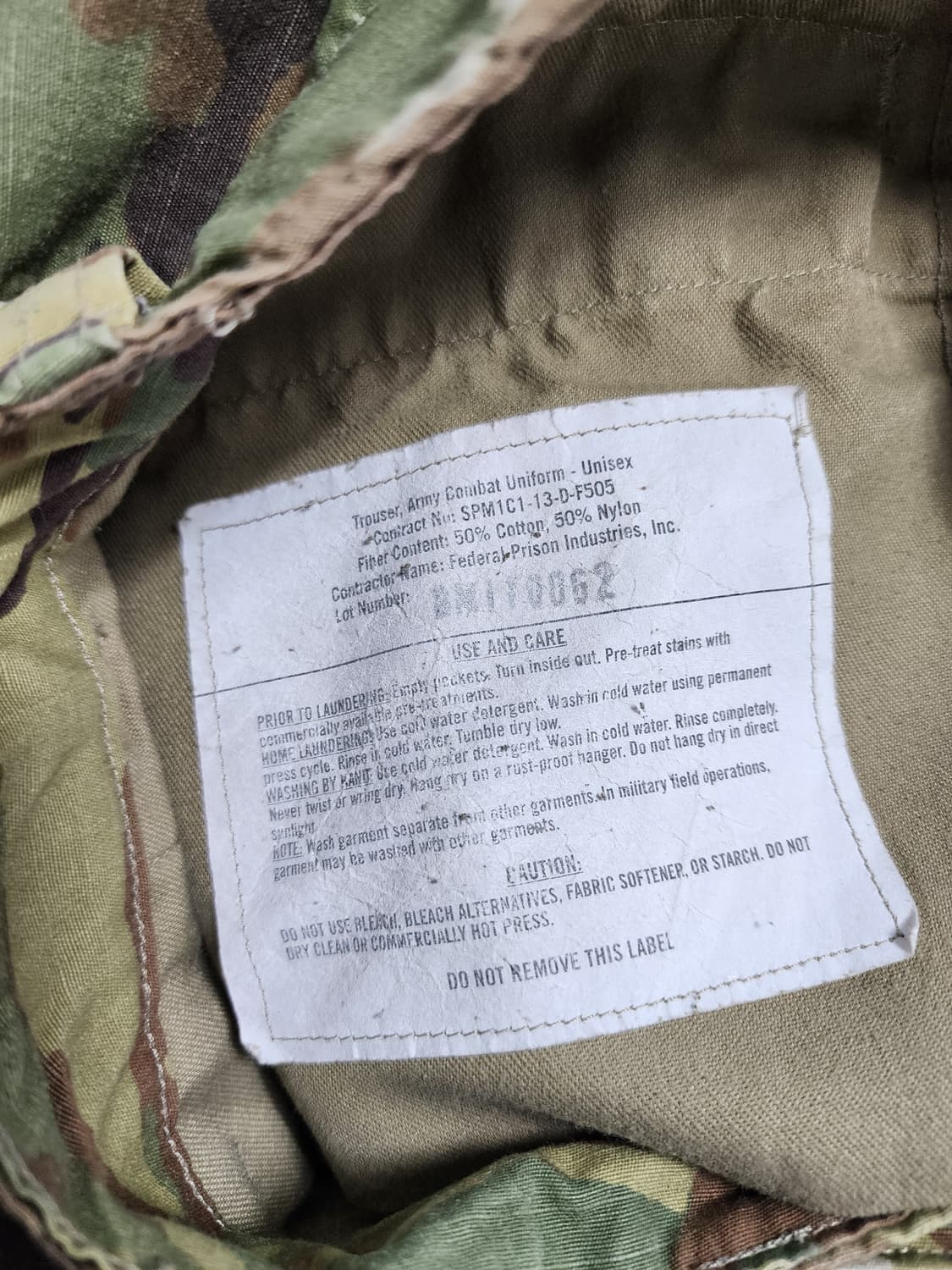 미군 밀리터리 ocp 멀티캠 카고 바지 상품이미지7