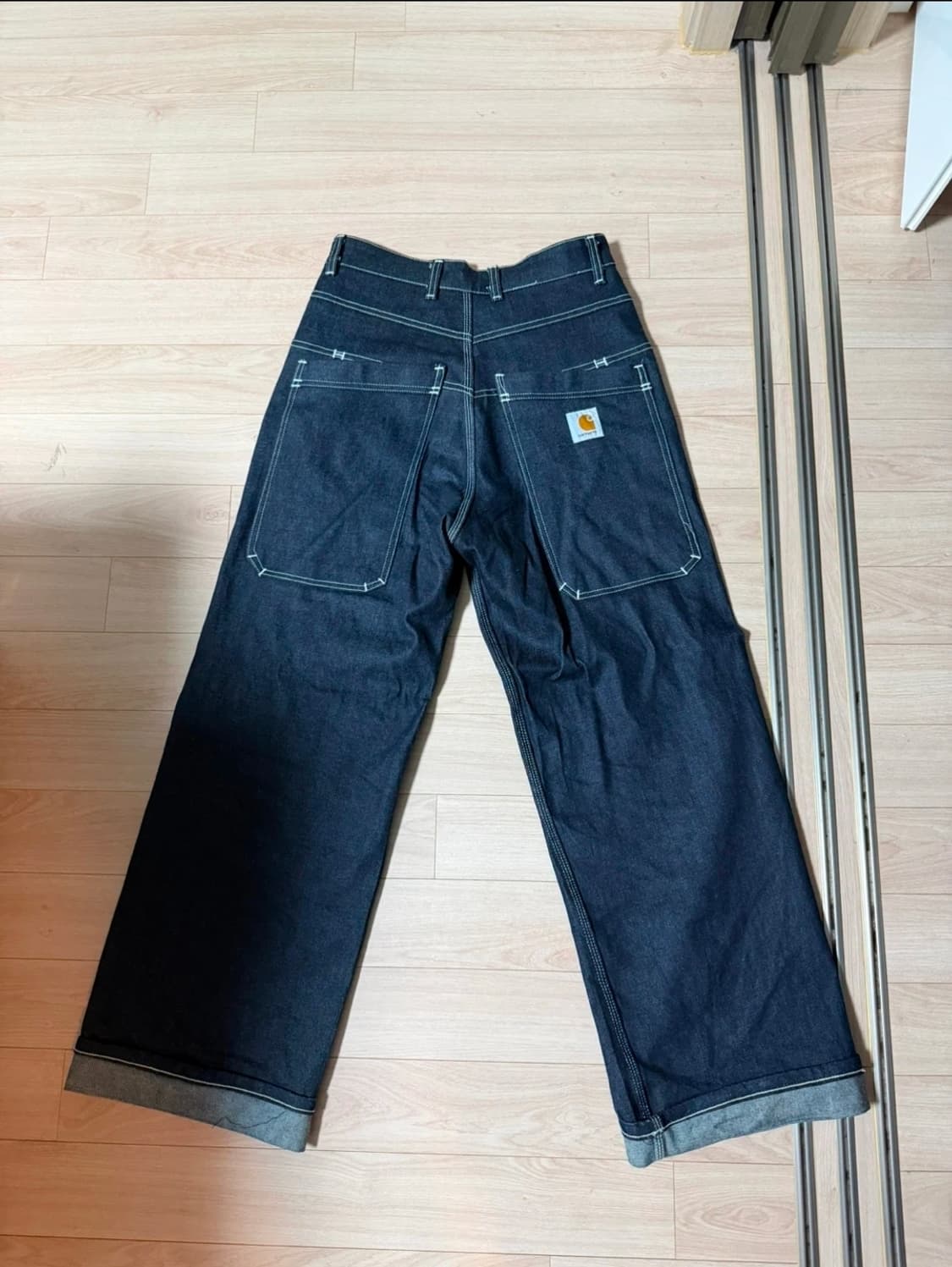 칼하트 데님 와이드 팬츠 상품이미지2