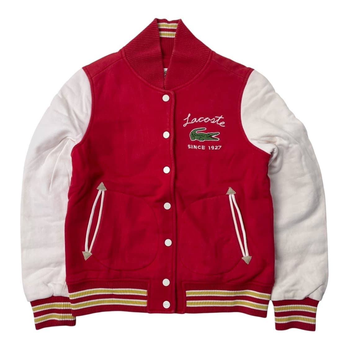 라코스테 레드 화이트 스타디움 자켓 95 상품이미지1