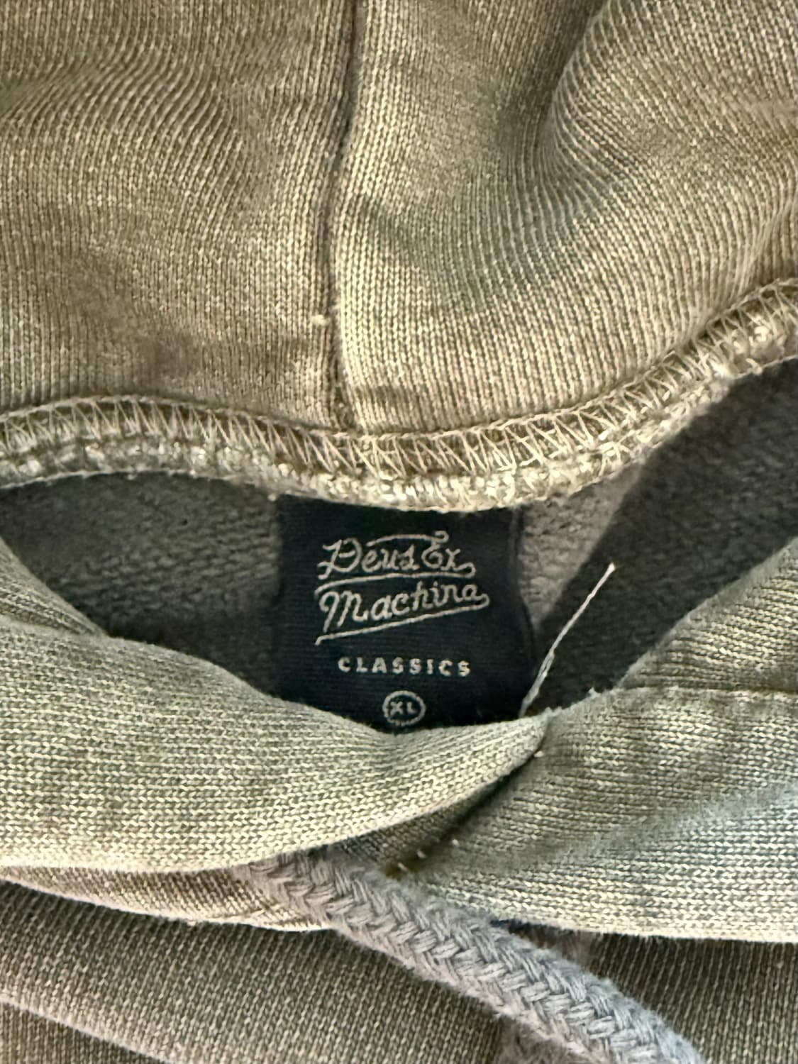 데우스 워싱 후드티 xl 상품이미지3