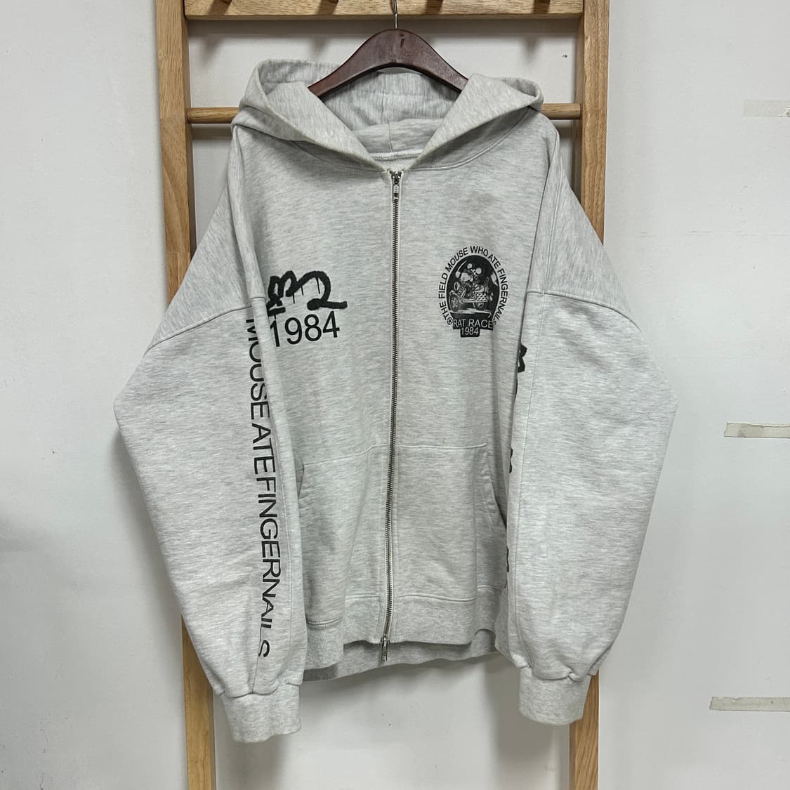 플리즈프로젝트 오버핏 후드집업 상품이미지3