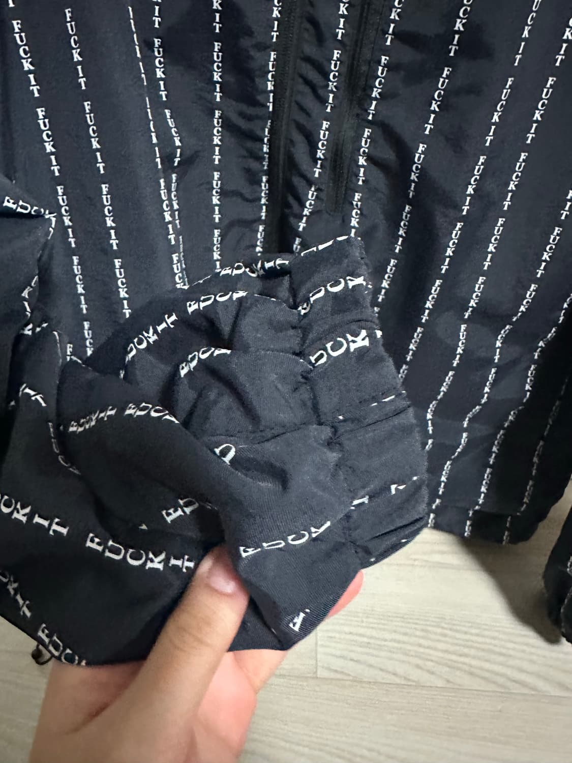 HUF fuck it 바람막이 오버핏 상품이미지4