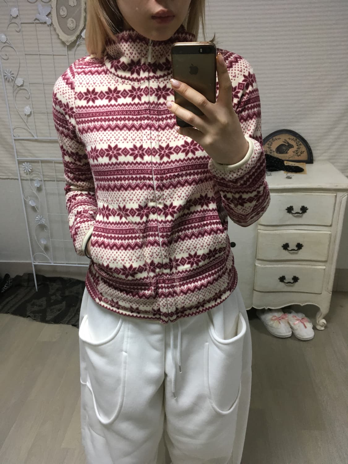 jpn vintage 노르딕 후리스 일본빈티지 상품이미지4