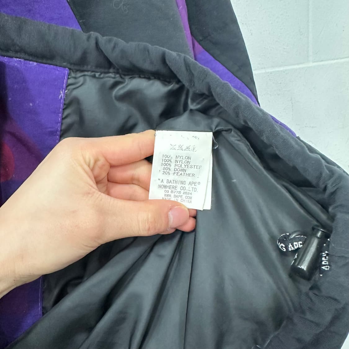 A Bathing ape 카모 패딩 점퍼 상품이미지5