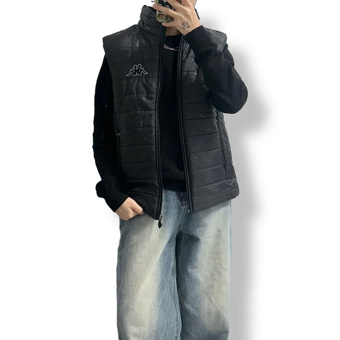 카파 누빔 경량패딩 조끼 상품이미지1