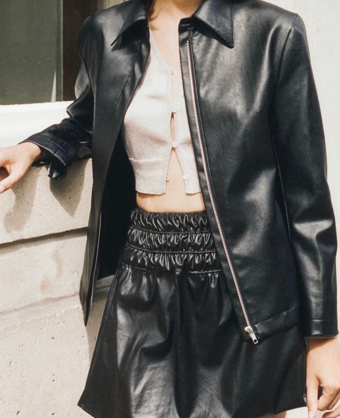 르에 레더 자켓 상품이미지4