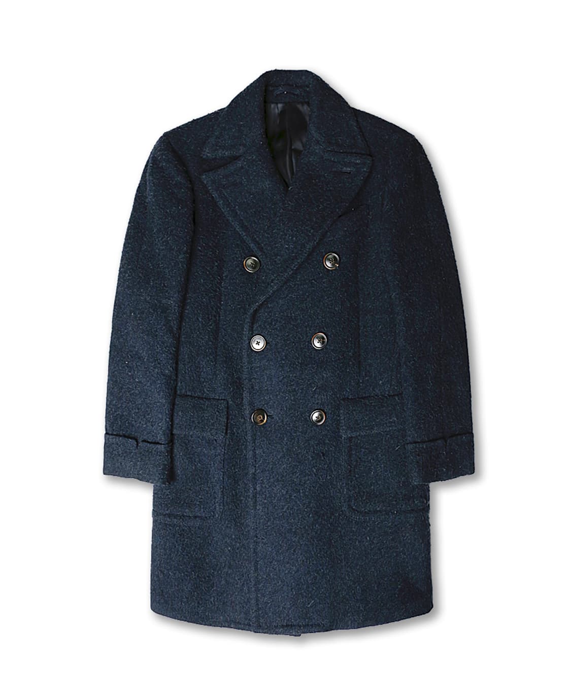 라르디니 [Lardini] 다크 네이비 카센티노 더블 코트 상품이미지1
