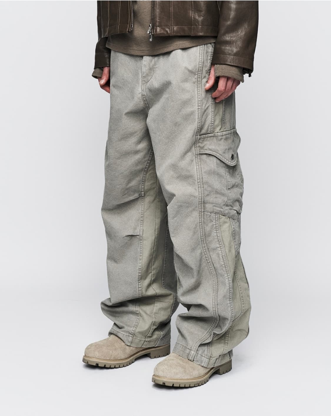 CORE:13 VEIN CARGO PANTS (WARM GREY) 상품이미지1