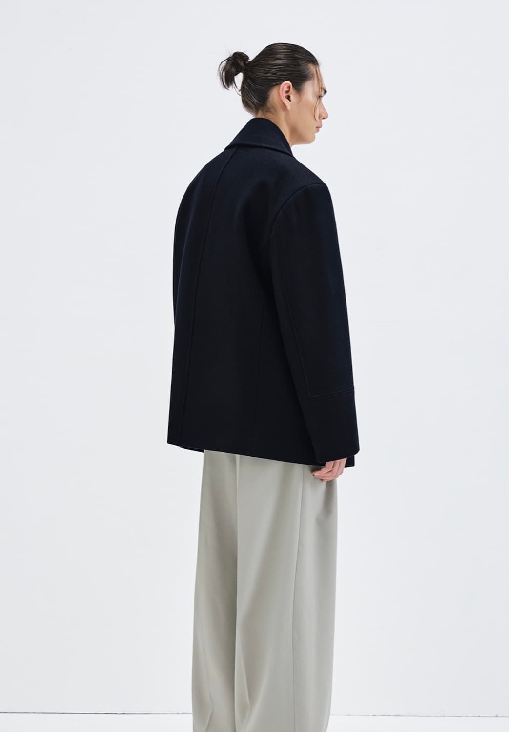 에디 프란시스 피코트 딥 네이비 48사이즈 상품이미지2