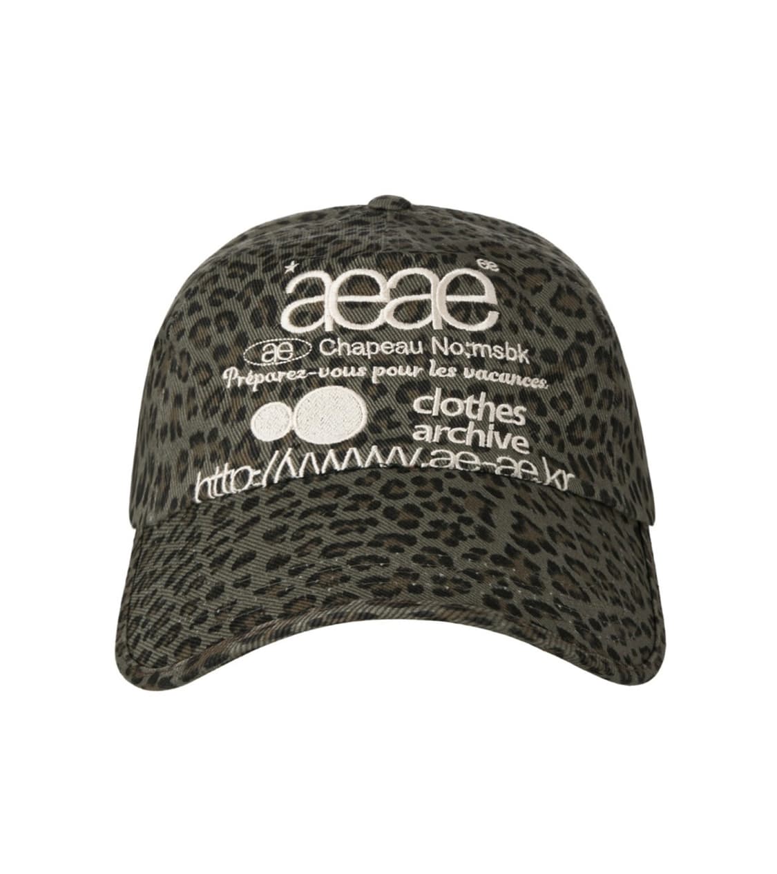 aeae 웹 로고 레오파드 캡 WEB LOGO LEOPARD CAP 상품이미지1
