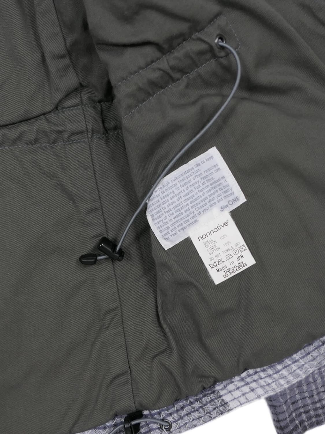 Nonnative checked cotton jacket 상품이미지5