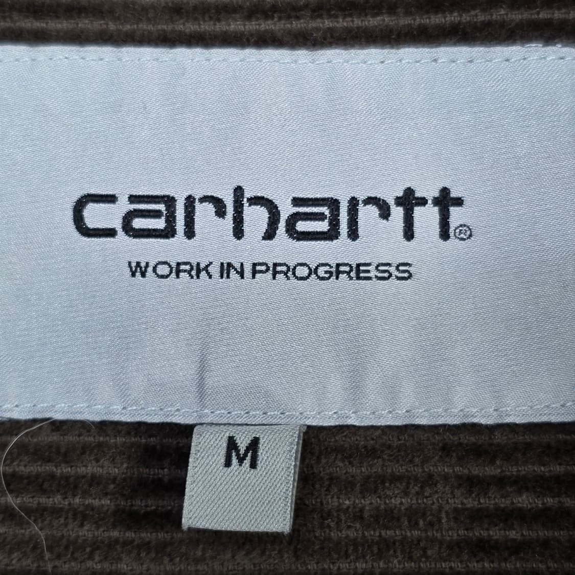 0066 Carhartt WIP 칼하트 매디슨 코듀로이 셔츠 M (브라운 상품이미지7