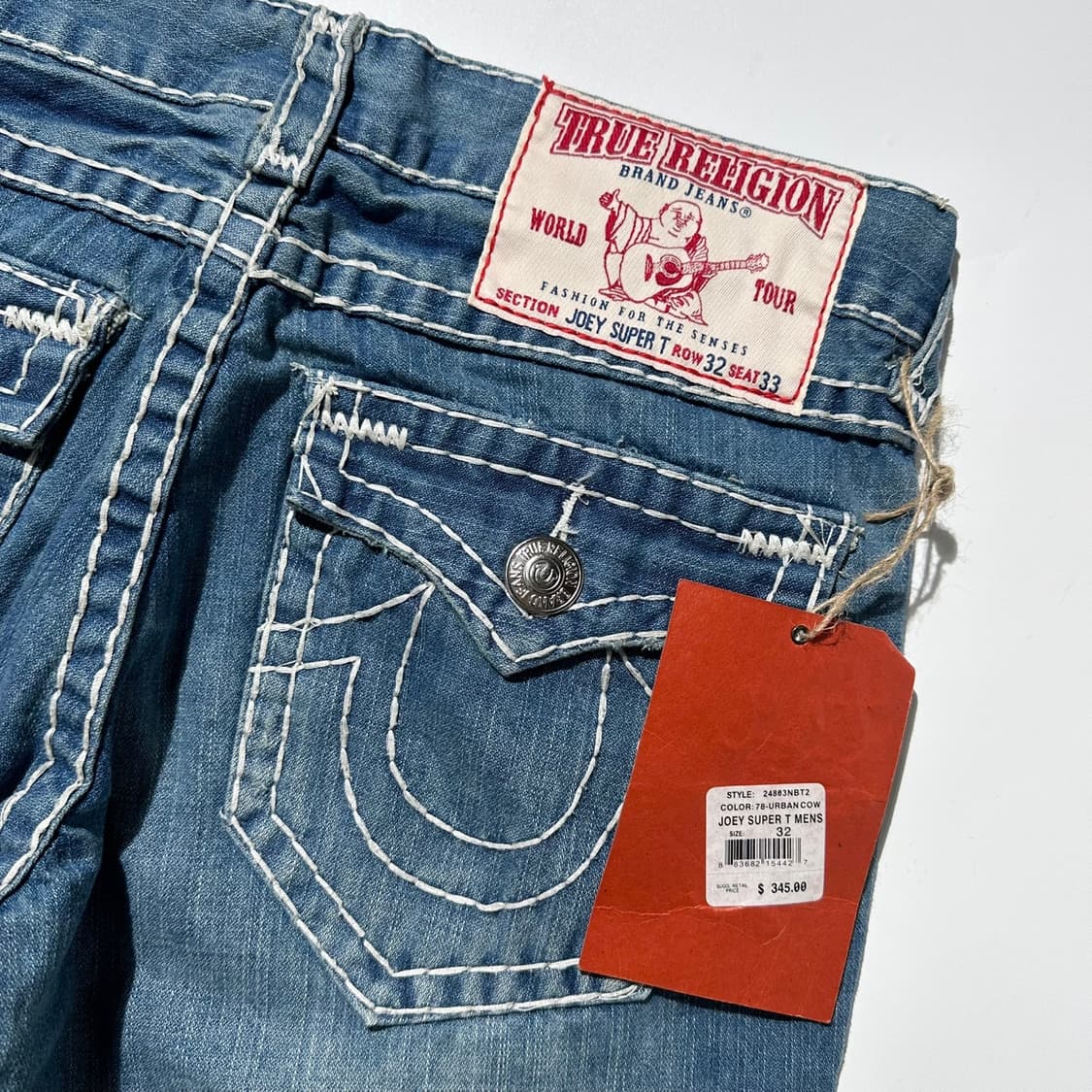 (새상품) 트루릴리전 JOEY 조이 수퍼 T 데님 부츠컷 팬츠 상품이미지4