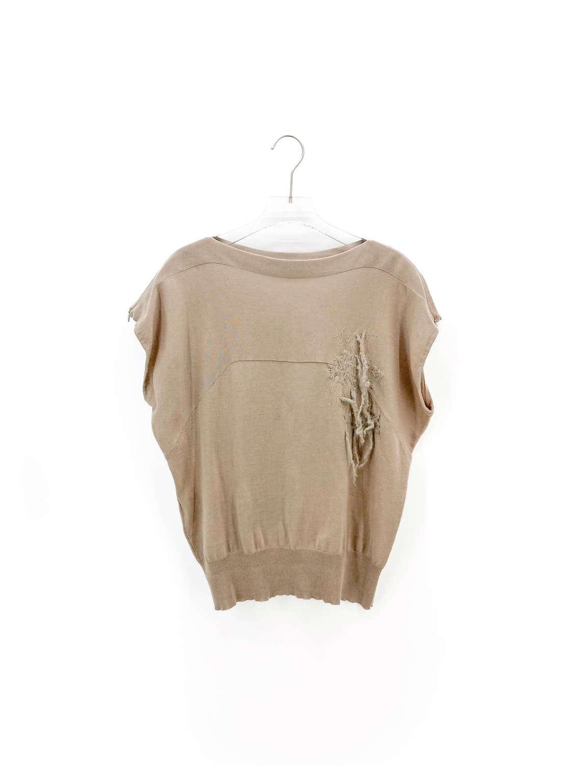 빈티지 자수 슬릿 숄더 코튼 슬리브 상품이미지3