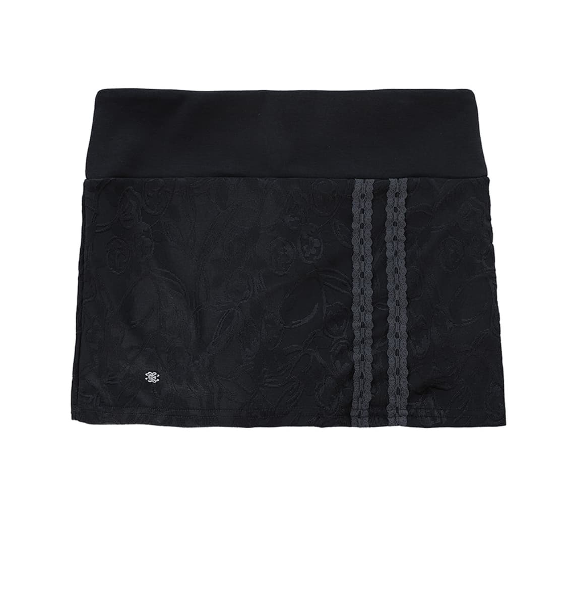 미애 Floral Jacquard Set-up (Skirt) (Black 상품이미지1