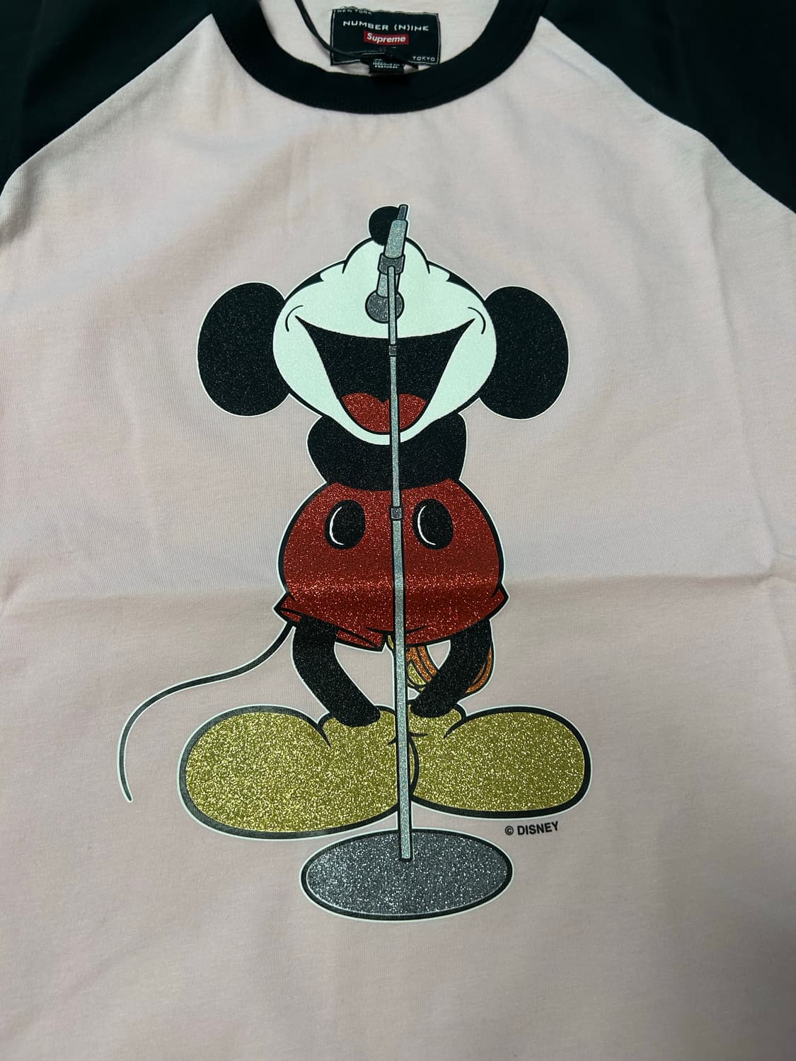 (M) 슈프림x넘버나인x미키마우스 롱슬리브-25fw 상품이미지7